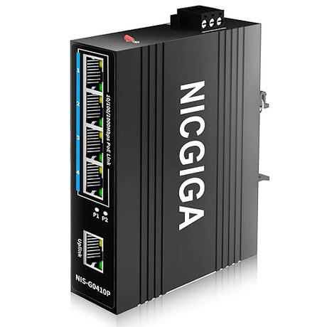 The Ultimate Guide to NICGIGA 5 Port Industrial Gigabit PoE Switch