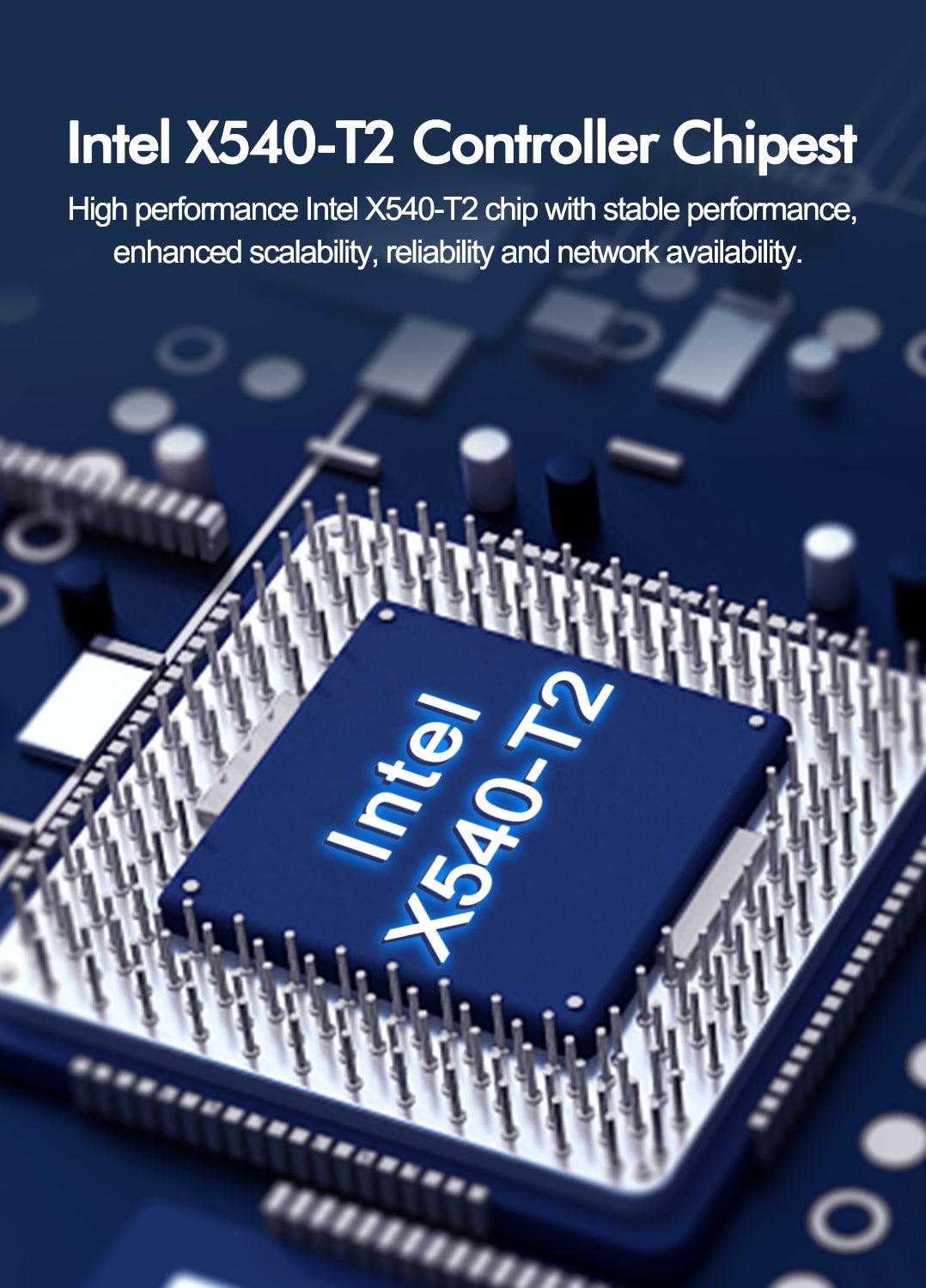Intel X540-AT2 Dual 10GbE PCIe LANカード 8周年記念イベントが - 拡張カード