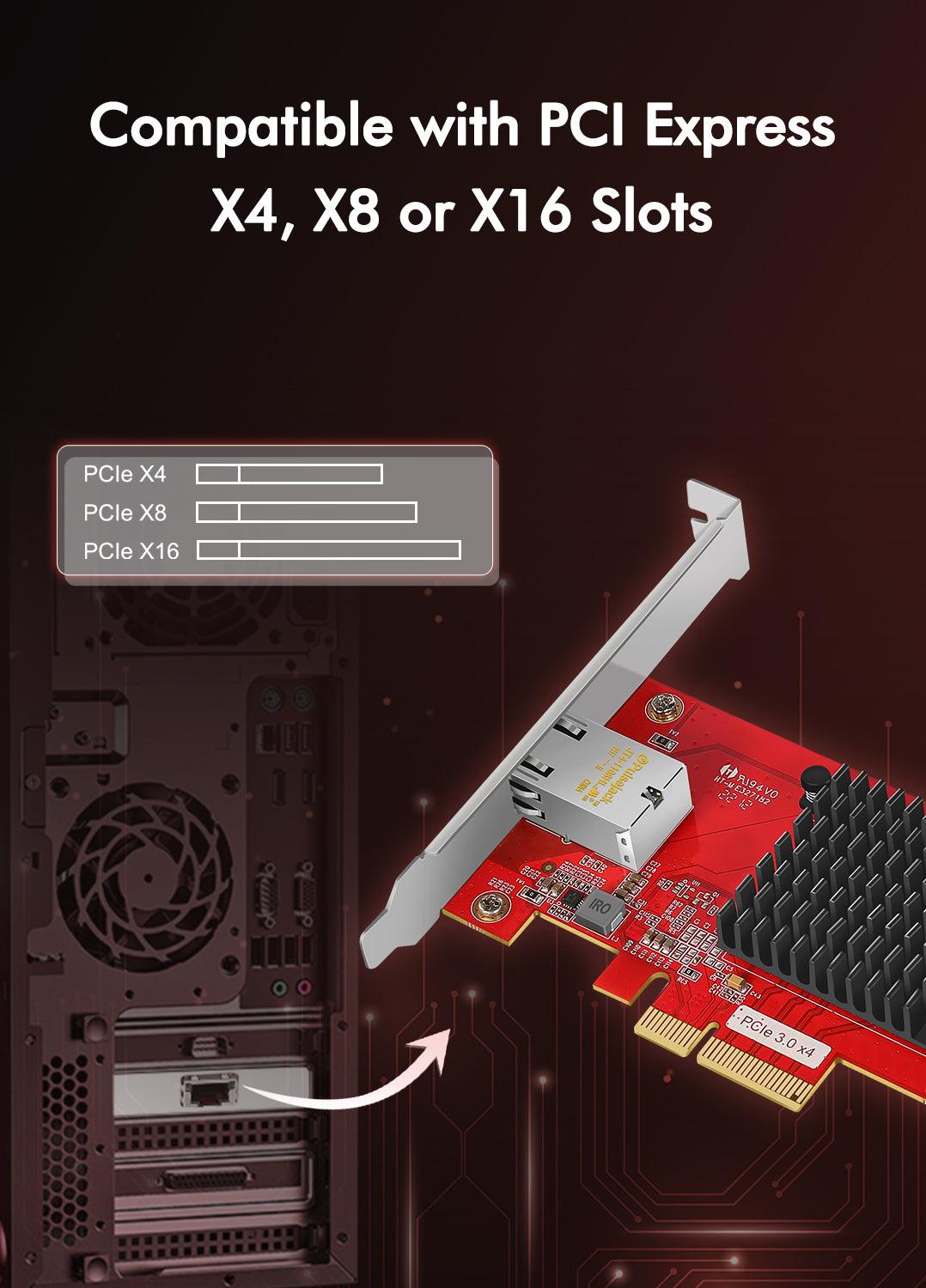 高品質特価LR-LINK AQtion AQC107チップ搭載 10ギガビットLANカード メモリー