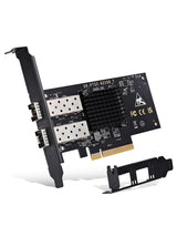 Carte réseau PCI-e SFP double LAN 10 Go, contrôleur Intel 82599 (X520-DA2), adaptateur Ethernet NICGIGA 10 Gbit/s, 2 ports SFP 10 Gbe, carte NIC 10 G, prise en charge Windows/Windows Server/Linux/VMware 